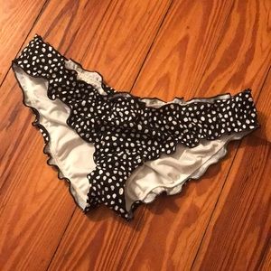 Victoria’s Secret ruffle cheekie swim bottom!